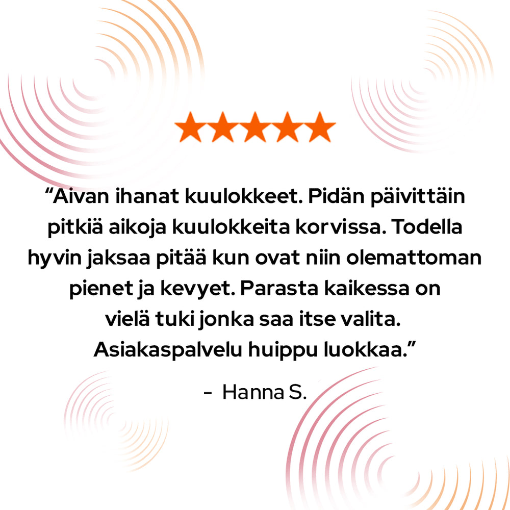 Koru Ohrstöpsel Sininen