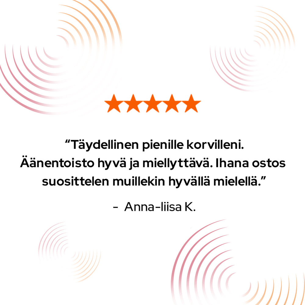 Koru Ohrstöpsel Pinkki